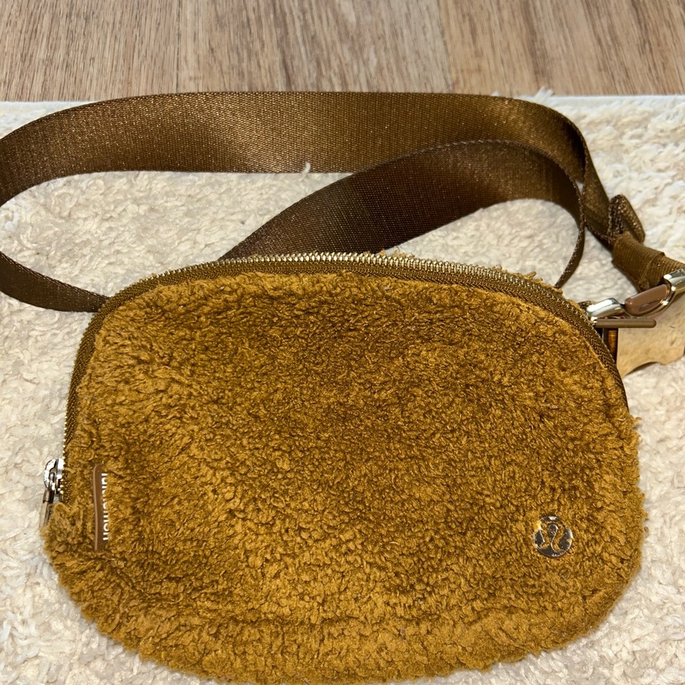 Brown lululemon  Sherpa Crossbody Bag
